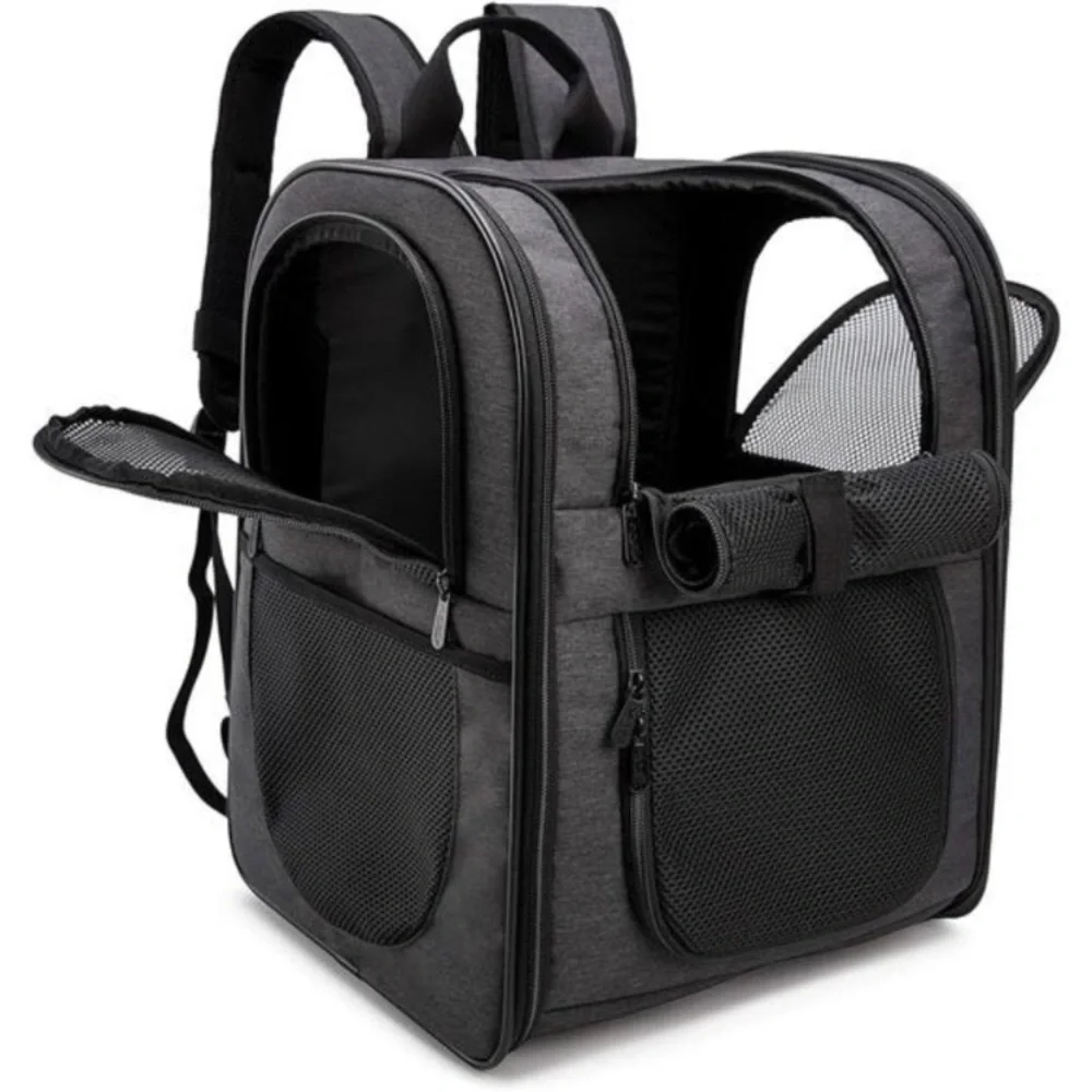 Pet Carrier Backpack for Large/Small Cats and Dogs, Puppies, Safety Features